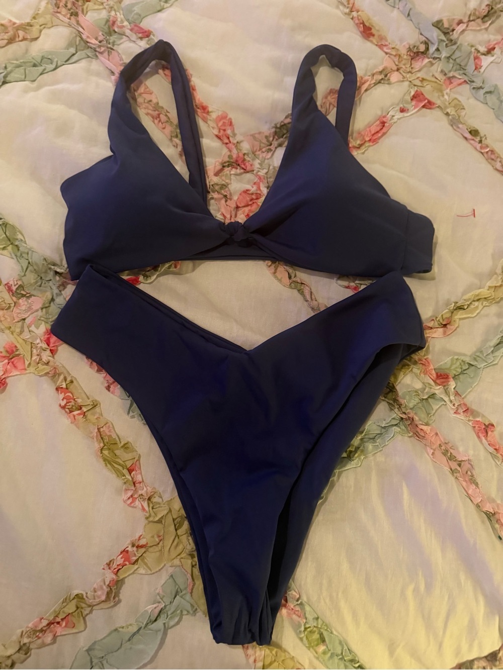 Classic Navy V-Waist Bikini Set - Women Swim - Picture 5 of 5